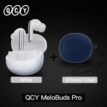 QCY MeloBuds Pro ANC Earbuds – 46dB Hybrid ANC | Hi-Res LDAC | 34Hr Battery