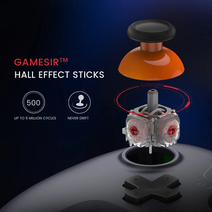 GameSir T4 Nova Lite Wireless Controller – Hall Effect, Nintendo Switch, PC, iOS, Android