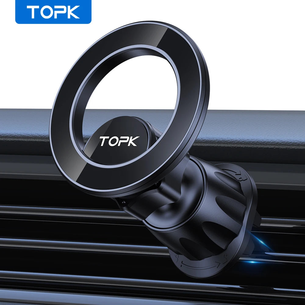 TOPK MagSafe Magnetic Car Phone Mount – Air Vent