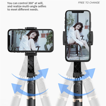 FGCLSY Gimbal Stabilizer Selfie Stick – Foldable Tripod with Bluetooth Shutter