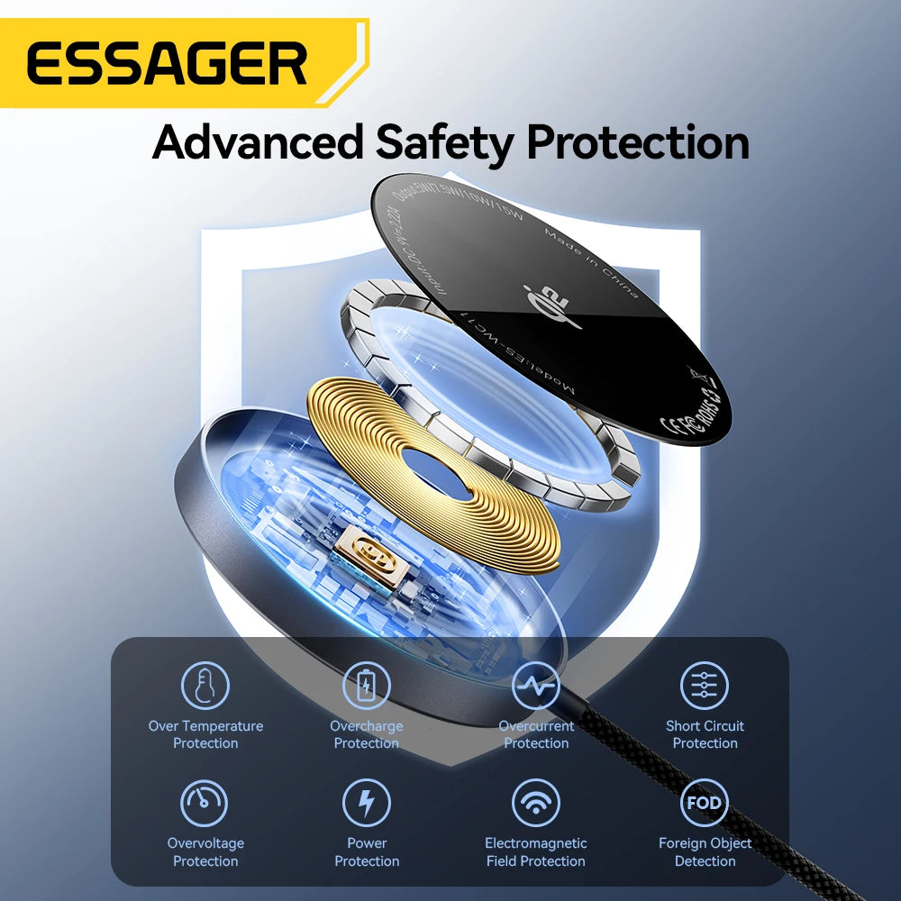 Essager 15W Qi2 Magnetic Wireless Charger Stand