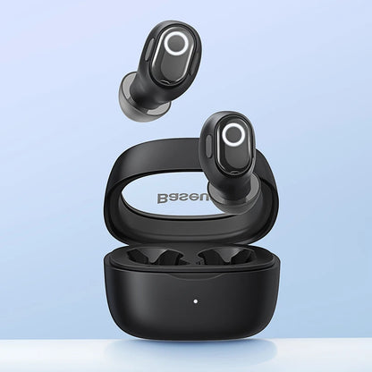 Baseus WM02 True Wireless Earbuds – Bluetooth 5.3, 25Hr Battery, Built-In Mic, USB-C