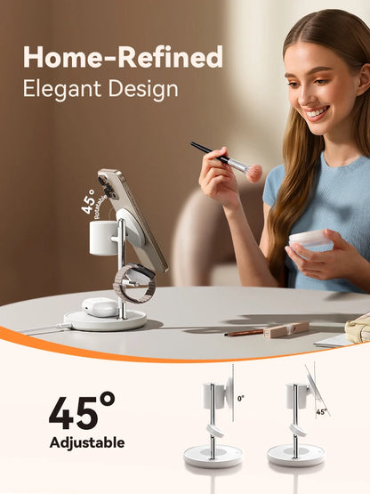 Joyroom JR-W23 Qi2 3-in-1 Wireless Charging Station