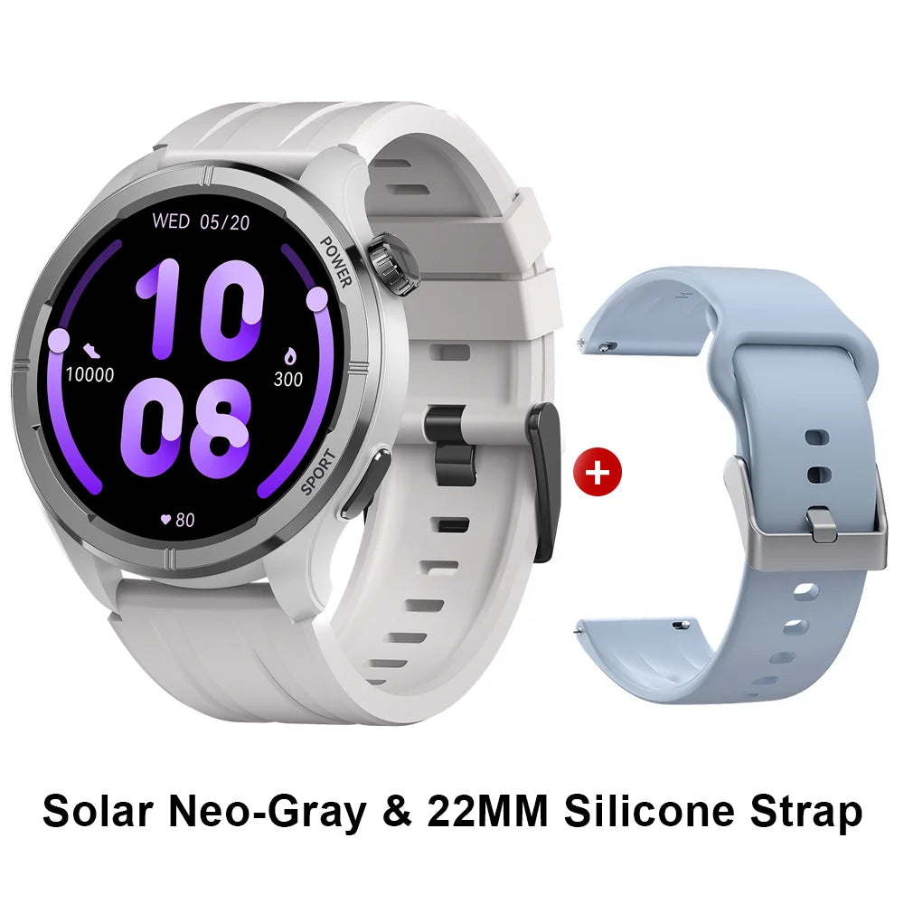 HAYLOU Solar Neo Smartwatch – 1.53" HD Display, 24H Health Monitoring, Bluetooth Calling