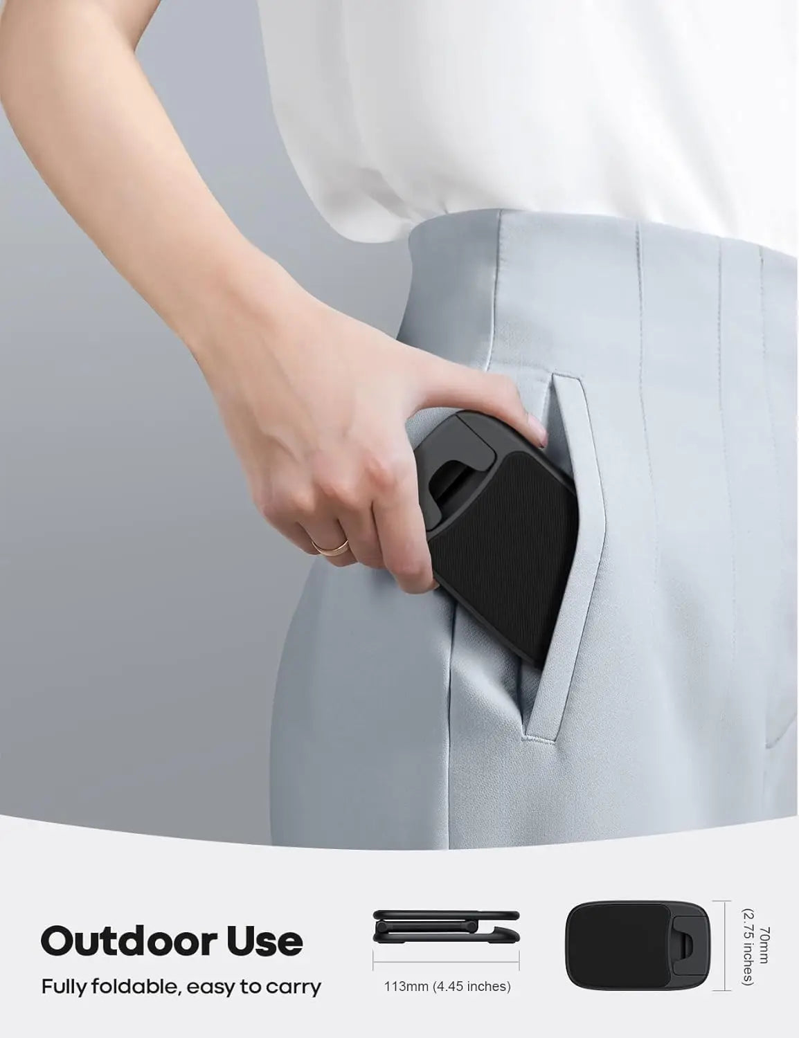 Adjustable Foldable Phone Stand – Universal Desk Holder for iPhone, Galaxy & Tablets