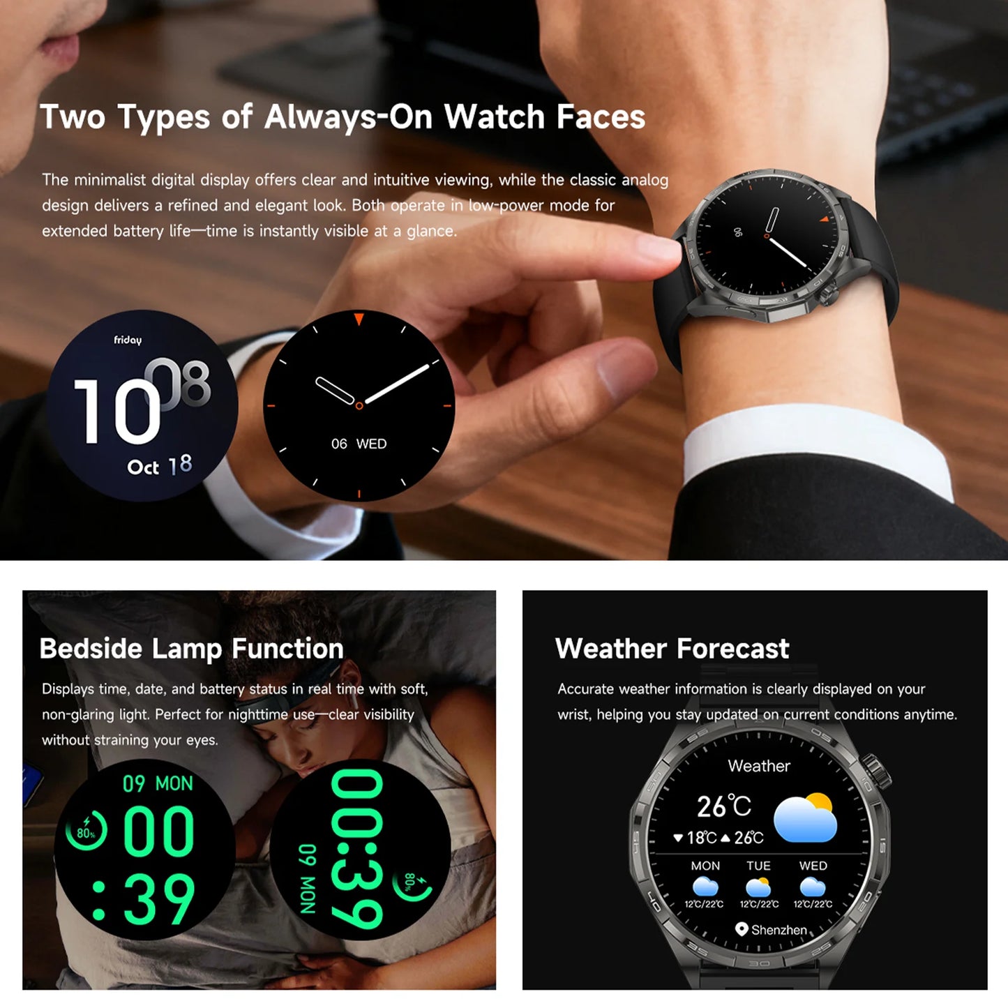 WATCH 6 Pro – AMOLED Smartwatch with GPS, Bluetooth Calling & Health Tracking