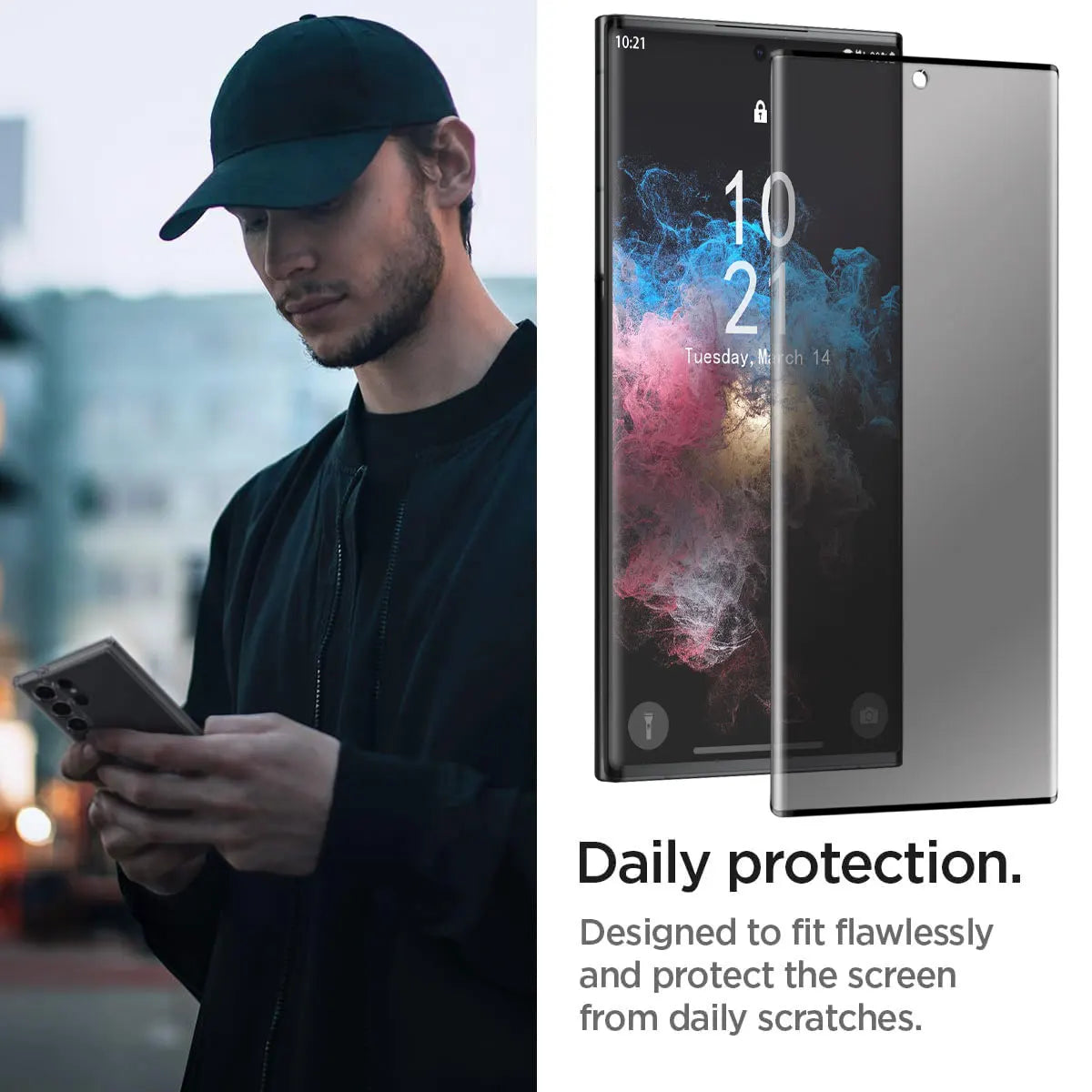 Samsung Galaxy S22 Privacy Screen Protector – Anti-Spy Tempered Glass (2-Pack)