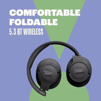 JBL Tune 720BT Wireless Over-Ear Headphones – Pure Bass, 76H Battery, Foldable