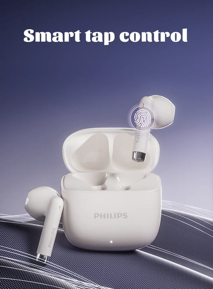 Philips Wireless Earbuds 2025 – Bluetooth 6.0, Low Latency, Sound Isolation, Built-in Mic