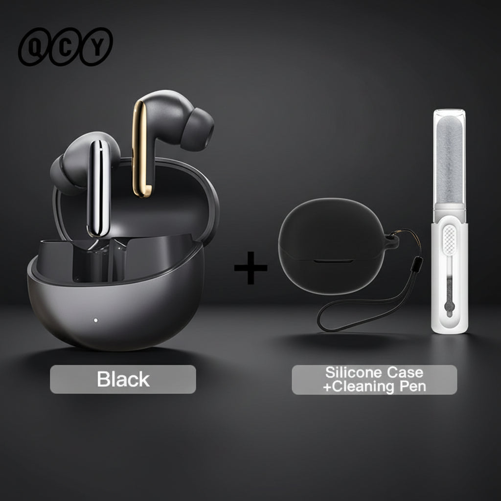 QCY MeloBuds Pro ANC Earbuds – 46dB Hybrid ANC | Hi-Res LDAC | 34Hr Battery