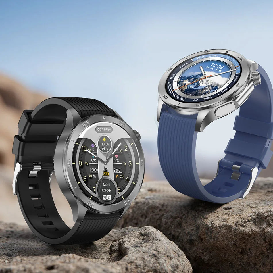 OPPO Watch X2 Smartwatch – GPS, Heart Rate, AI Voice, Bluetooth Calling
