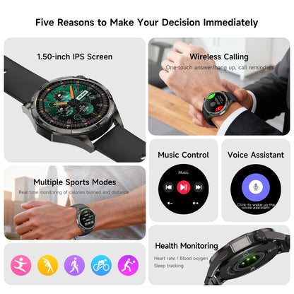 WATCH 6 Pro – AMOLED Smartwatch with GPS, Bluetooth Calling & Health Tracking