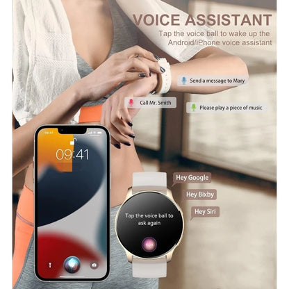 Women’s Smartwatch – 1.32" HD Display, Bluetooth Calling, Health & Fitness Tracker