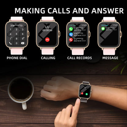 1.83" Smart Watch – Voice Calling, Sleep & Health Tracking for iPhone & Android