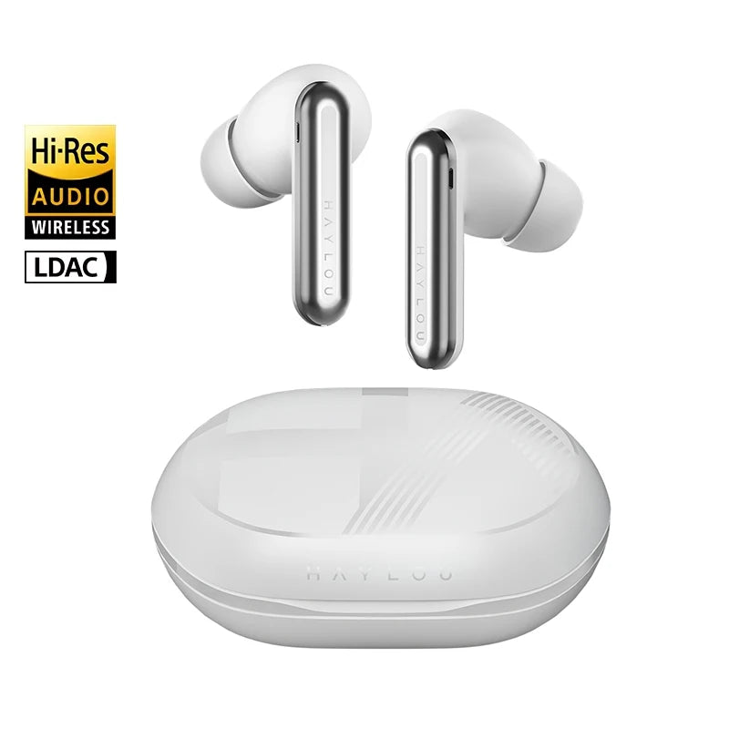 HAYLOU Mori Pro Wireless Earbuds – 43dB ANC, LDAC Hi-Res, 28H Battery