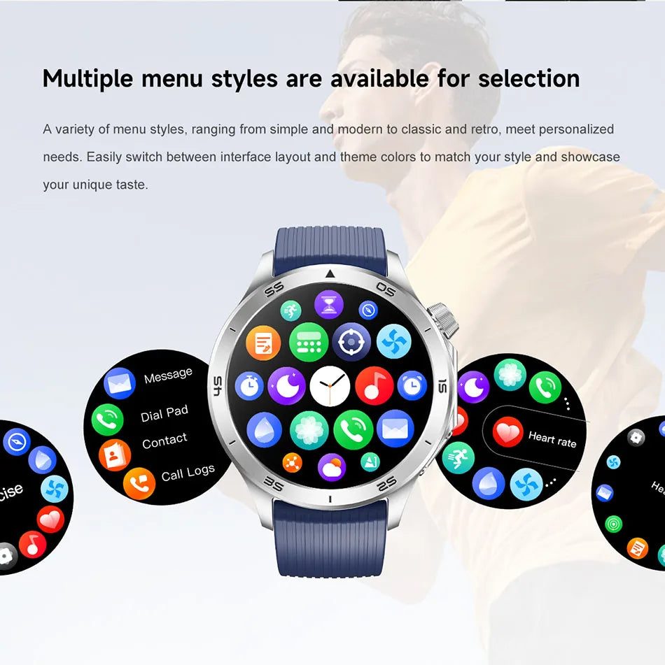 OPPO Watch X2 Smartwatch – GPS, Heart Rate, AI Voice, Bluetooth Calling