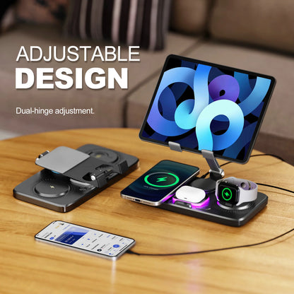 7-in-1 Wireless Charging Station – iPhone, Apple Watch & AirPods