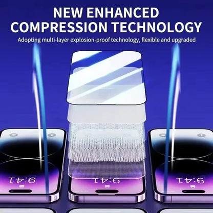 iPhone Screen Protector – Oleophobic Tempered Glass, Easy Install (3-Pack)