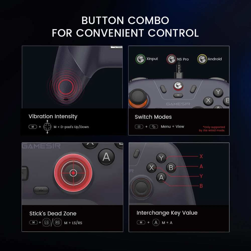 GameSir T4 Nova Lite Wireless Controller – Hall Effect, Nintendo Switch, PC, iOS, Android