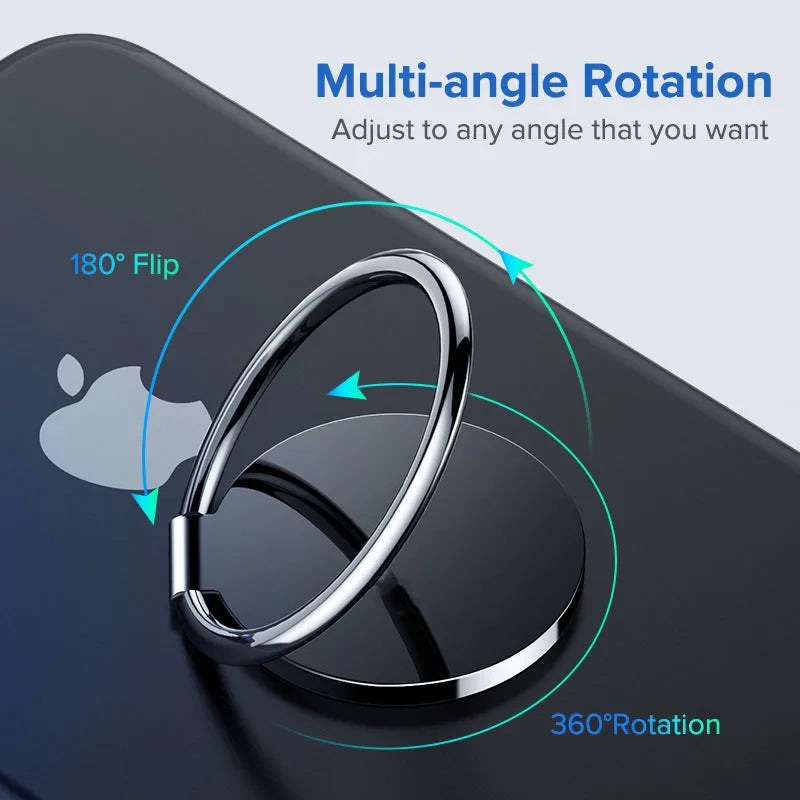 Phone Grip Ring Holder – 360° Rotation Finger Stand