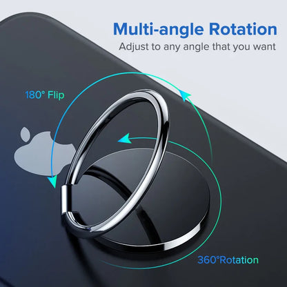 Phone Grip Ring Holder – 360° Rotation Finger Stand