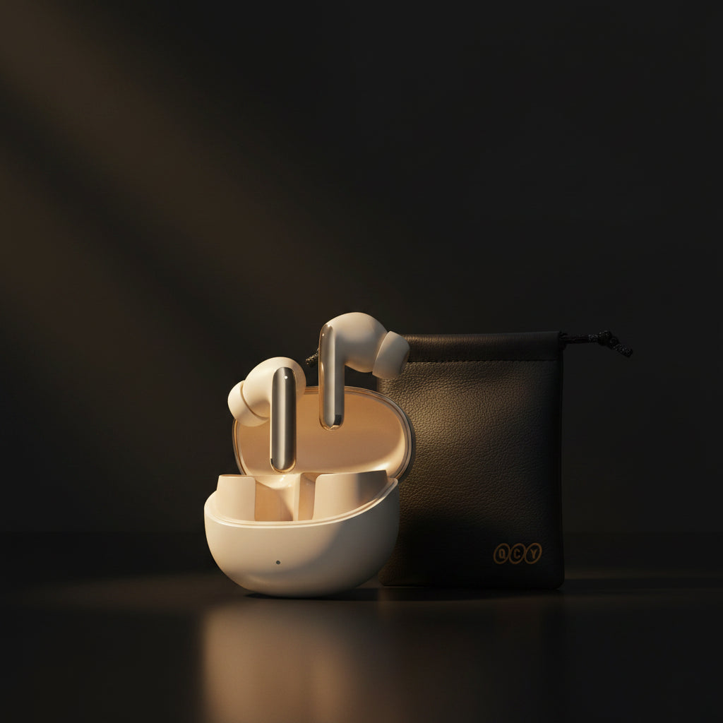 QCY MeloBuds Pro ANC Earbuds – 46dB Hybrid ANC | Hi-Res LDAC | 34Hr Battery
