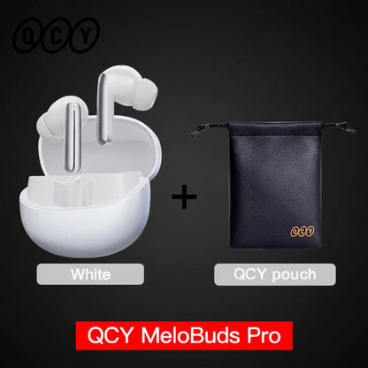 QCY MeloBuds Pro ANC Earbuds – 46dB Hybrid ANC | Hi-Res LDAC | 34Hr Battery