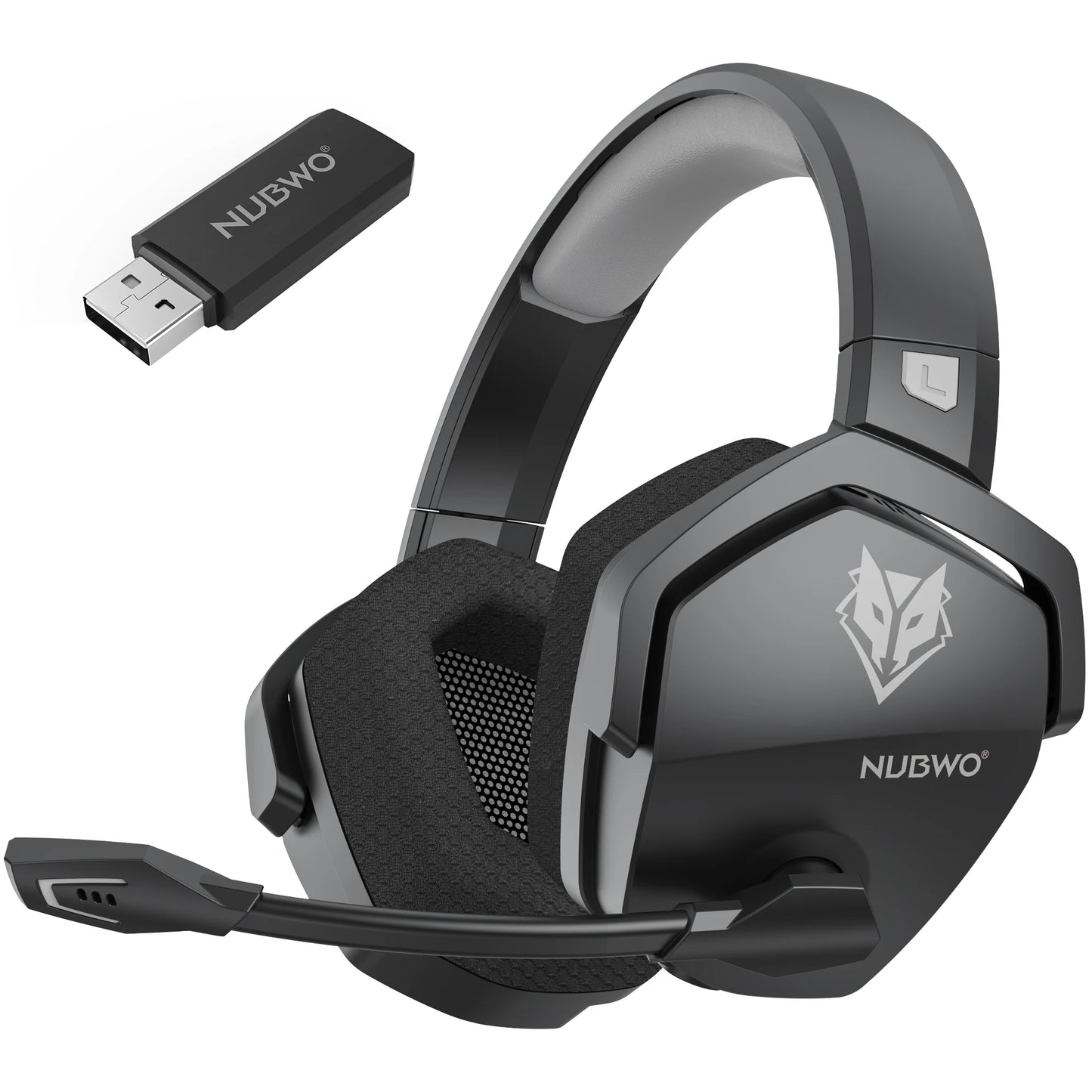 NUBWO G06 Dual Wireless Gaming Headset – 2.4G & Bluetooth, 7.1 Surround, ENC Mic, PC PS4 PS5