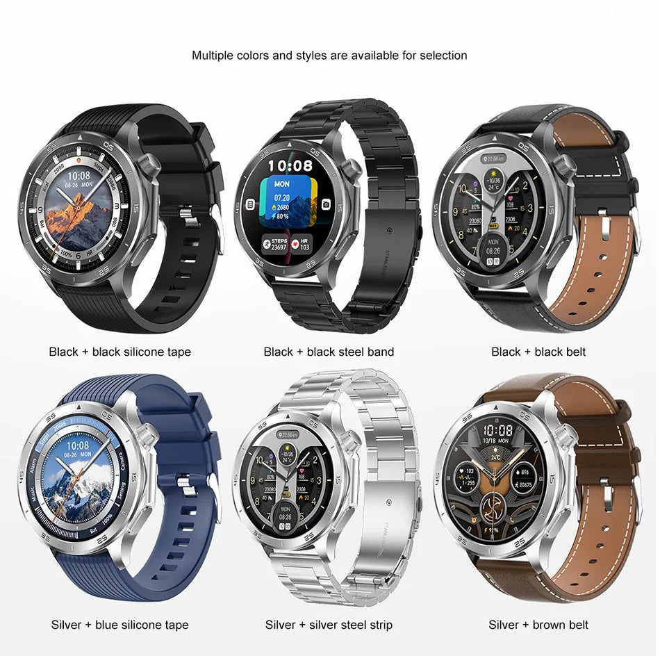 OPPO Watch X2 Smartwatch – GPS, Heart Rate, AI Voice, Bluetooth Calling