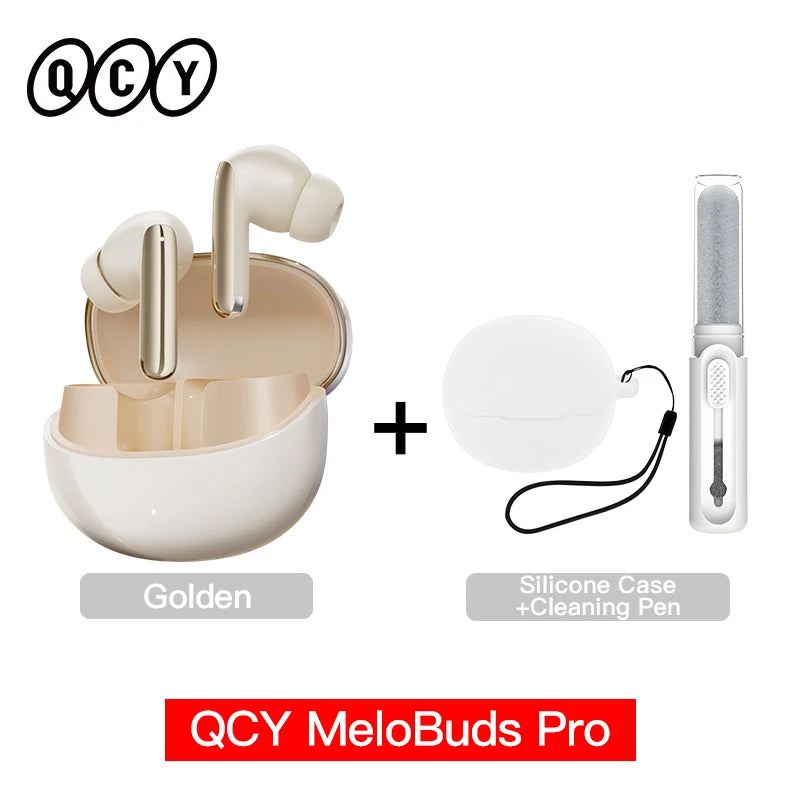 QCY MeloBuds Pro ANC Earbuds – 46dB Hybrid ANC | Hi-Res LDAC | 34Hr Battery