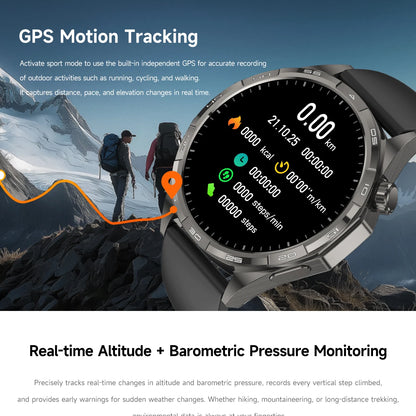 WATCH 6 Pro – AMOLED Smartwatch with GPS, Bluetooth Calling & Health Tracking