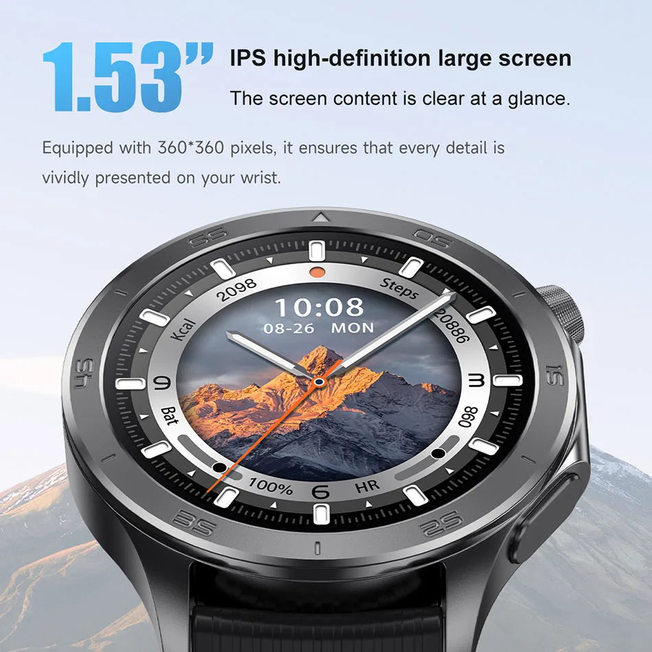 OPPO Watch X2 Smartwatch – GPS, Heart Rate, AI Voice, Bluetooth Calling