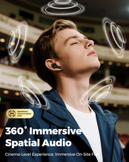 SoundPEATS Q3 Pro Wireless Earbuds – ANC, Bluetooth 6.0, 4-Mic, 42H Battery