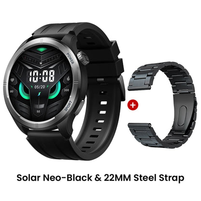 HAYLOU Solar Neo Smartwatch – 1.53" HD Display, 24H Health Monitoring, Bluetooth Calling