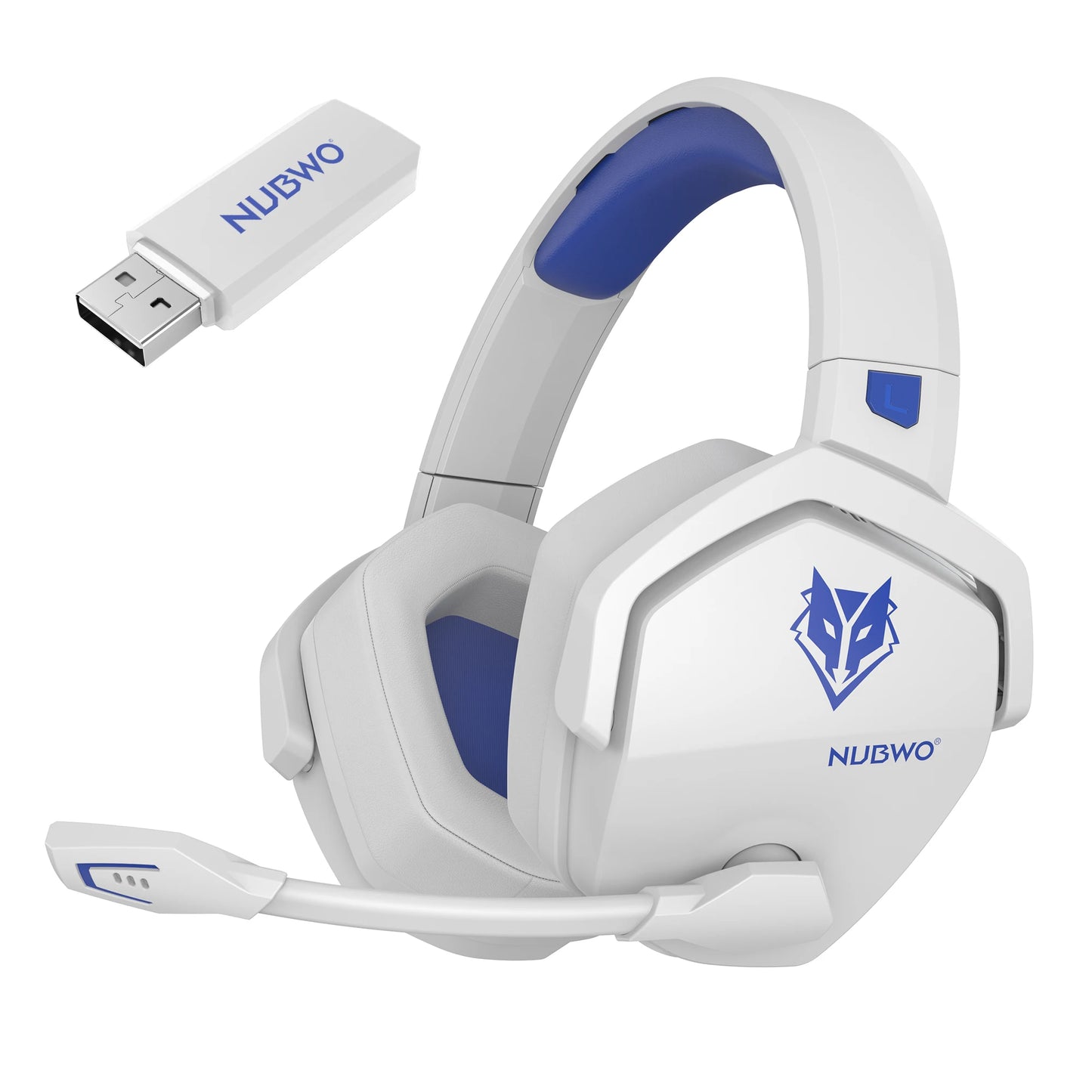 NUBWO G06 Dual Wireless Gaming Headset – 2.4G & Bluetooth, 7.1 Surround, ENC Mic, PC PS4 PS5