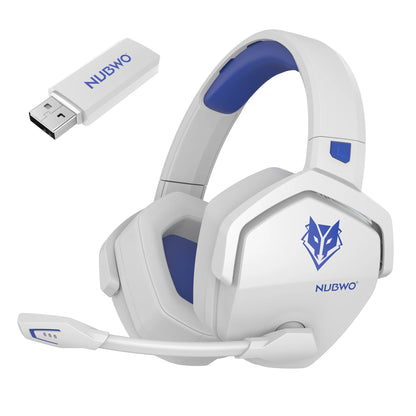 NUBWO G06 Dual Wireless Gaming Headset – 2.4G & Bluetooth, 7.1 Surround, ENC Mic, PC PS4 PS5