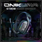 ONIKUMA GT808 Tri-mode Gaming Headset RGB Lighting 2.4G Wireless Gaming PC Wired Desktop with Headset   Ultra Long Life