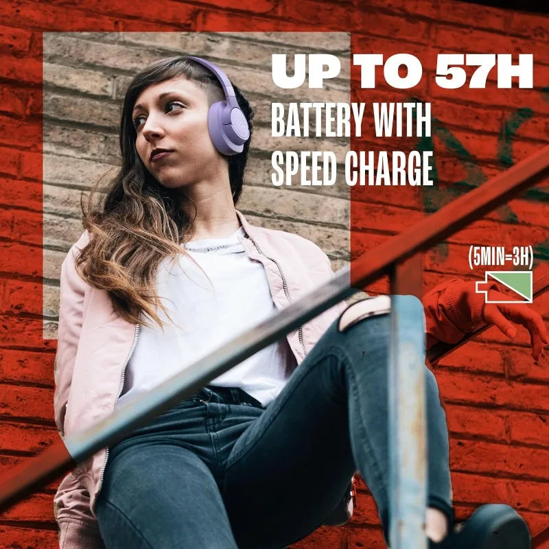 JBL Tune 720BT Wireless Over-Ear Headphones – Pure Bass, 76H Battery, Foldable