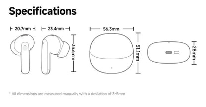 QCY MeloBuds Pro ANC Earbuds – 46dB Hybrid ANC | Hi-Res LDAC | 34Hr Battery
