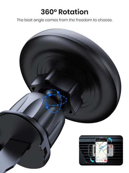 TOPK 360° Magnetic Car Phone Mount – 20 Strong Magnets