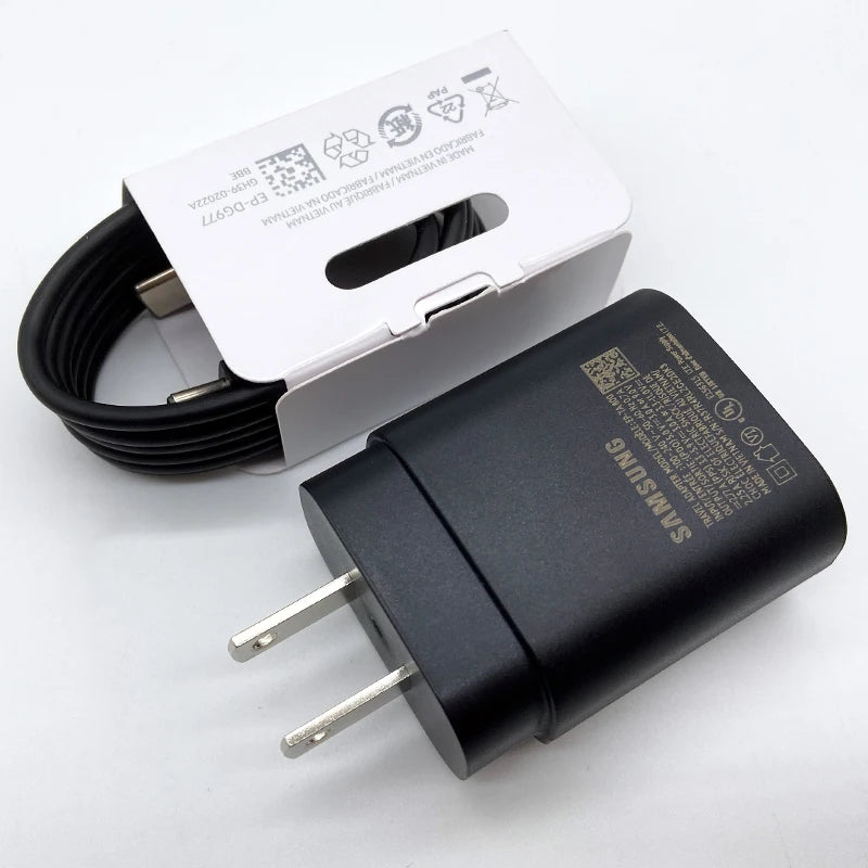 Samsung 25W Super Fast USB-C Wall Charger – Galaxy Compatible