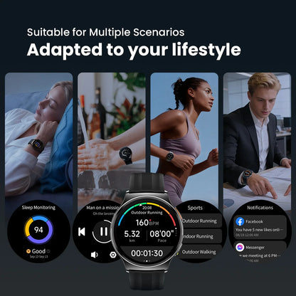 HAYLOU Solar Lite 2 Smartwatch – 1.43" AMOLED, Voice Calling & 17-Day Battery