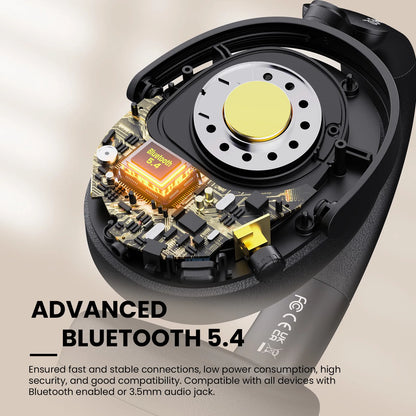 Oneodio SuperEQ A200 Wireless Over-Ear Headphones – ANC, Hi-Res Audio, 100H Battery