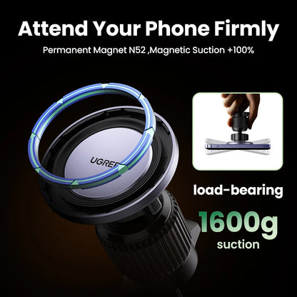 UGREEN Magnetic Car Phone Holder – MagSafe Compatible