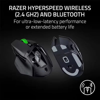 Original Razer Basilisk V3 X HyperSpeed Customizable Wireless Gaming Mouse 18K Optical Sensor Chroma RGB 9 Programmable Controls