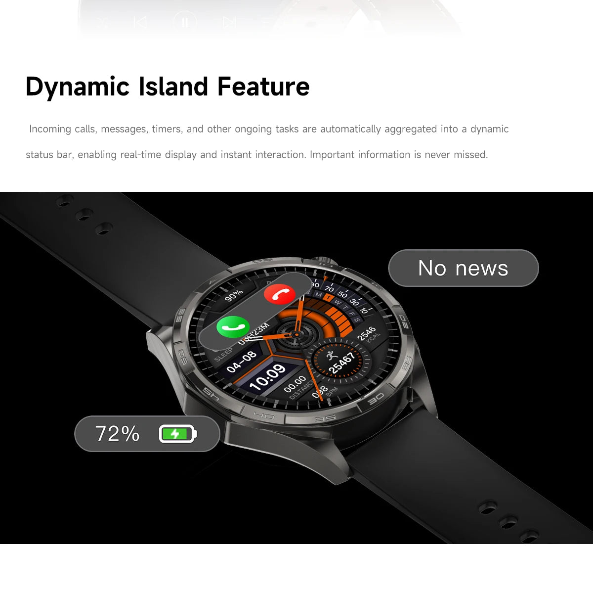 WATCH 6 Pro – AMOLED Smartwatch with GPS, Bluetooth Calling & Health Tracking