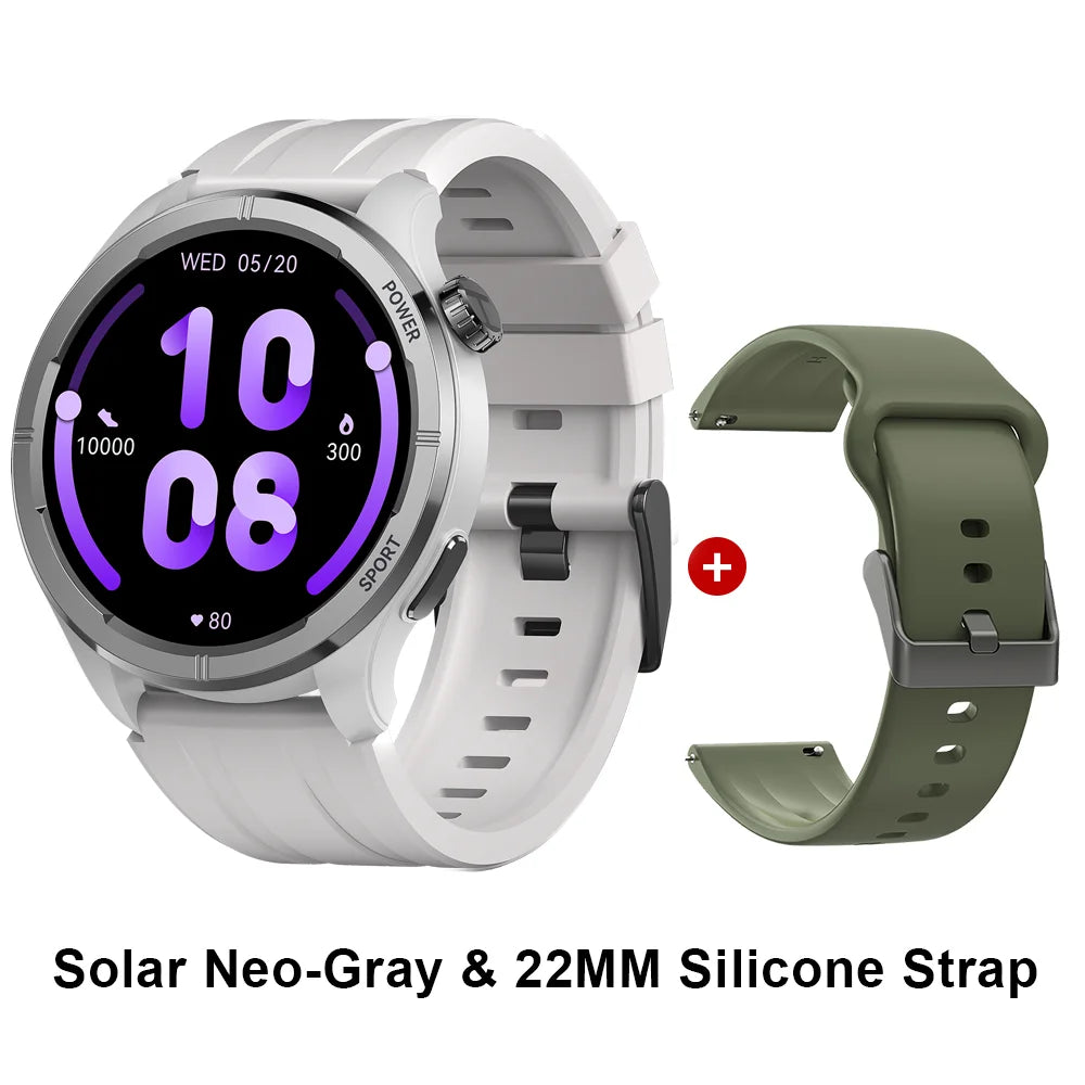 HAYLOU Solar Neo Smartwatch – 1.53" HD Display, 24H Health Monitoring, Bluetooth Calling