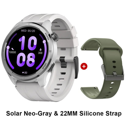 HAYLOU Solar Neo Smartwatch – 1.53" HD Display, 24H Health Monitoring, Bluetooth Calling