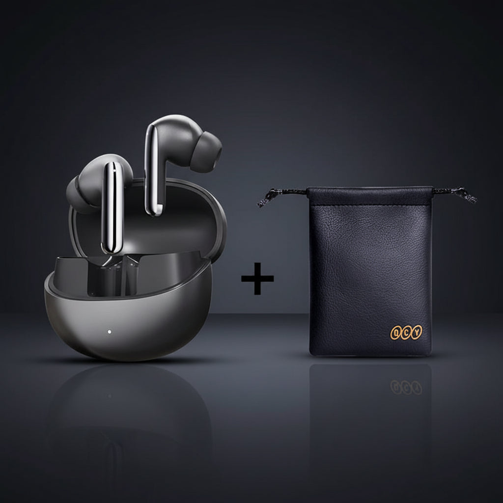 QCY MeloBuds Pro ANC Earbuds – 46dB Hybrid ANC | Hi-Res LDAC | 34Hr Battery
