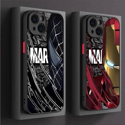 Marvel Venom Deadpool Phone Case for iPhone 16 14Pro XR 16e 15 13 Mini SE 7 8 Plus 12 11 Pro XS Max 14 Soft Cover